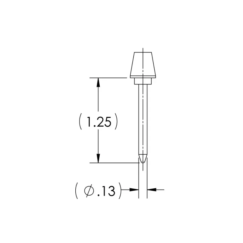 125-straight-hand-piece-electrode .125 Straight Hand Piece Electrode
