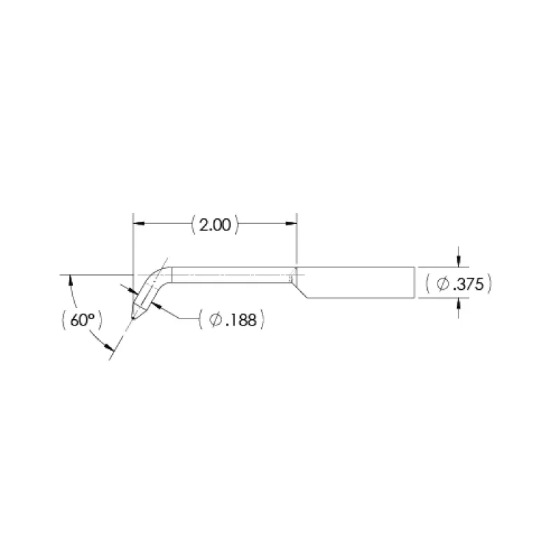 188-angled-hand-piece-electrode .188 Angled Hand Piece Electrode
