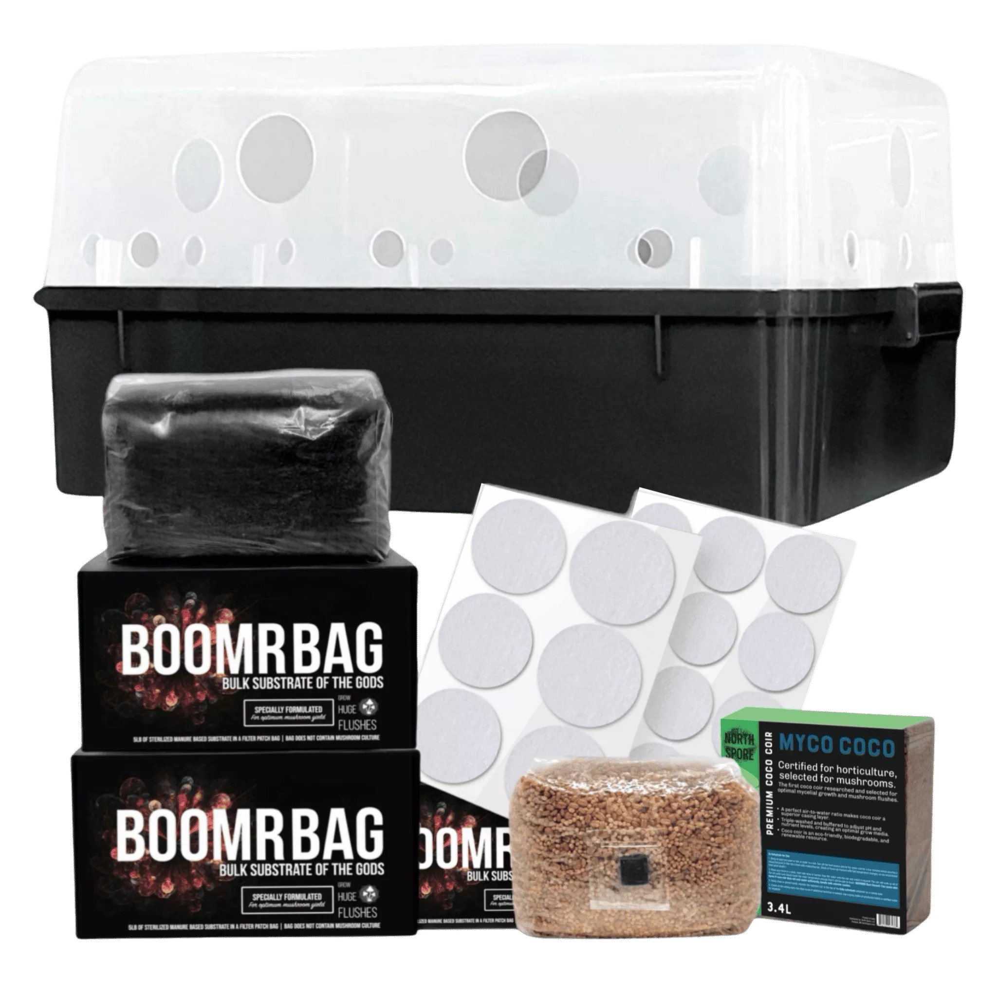 boomr-bin-monotub-mushroom-grow-kit 'Boomr Bin' Monotub Mushroom Grow Kit