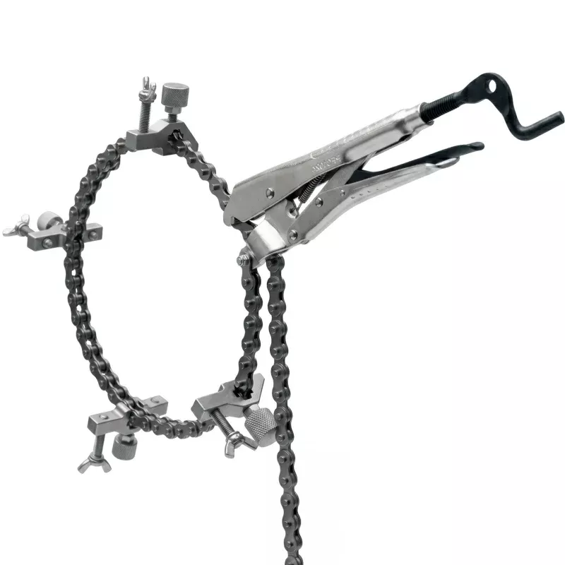 python-pipe-alignment-chain-pliers "The Python" Pipe Alignment Chain Pliers