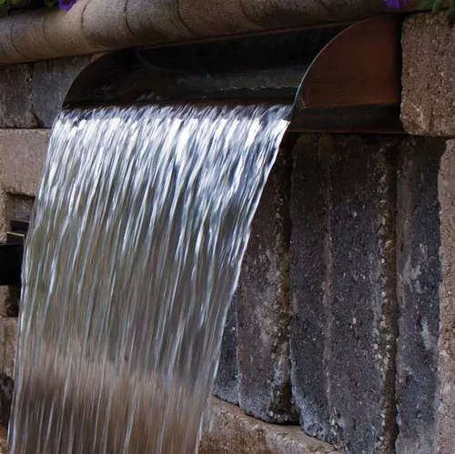 Stainless Steel & Copper Finish Spillways